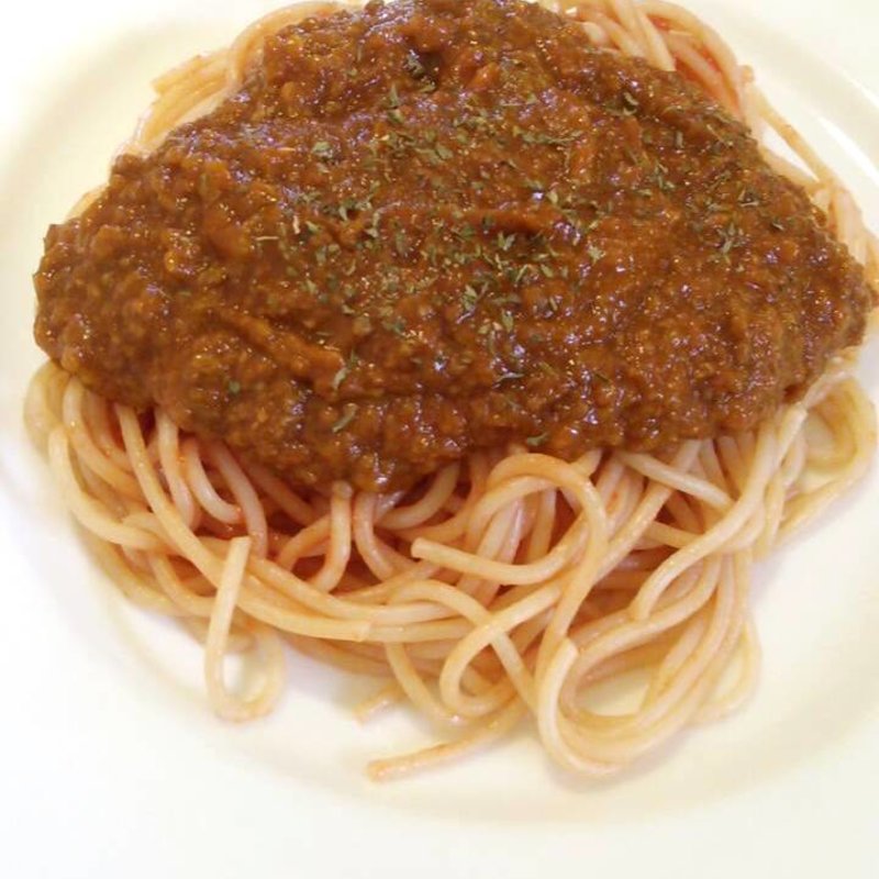自家製ミートソーススパゲティ(おるがん)
