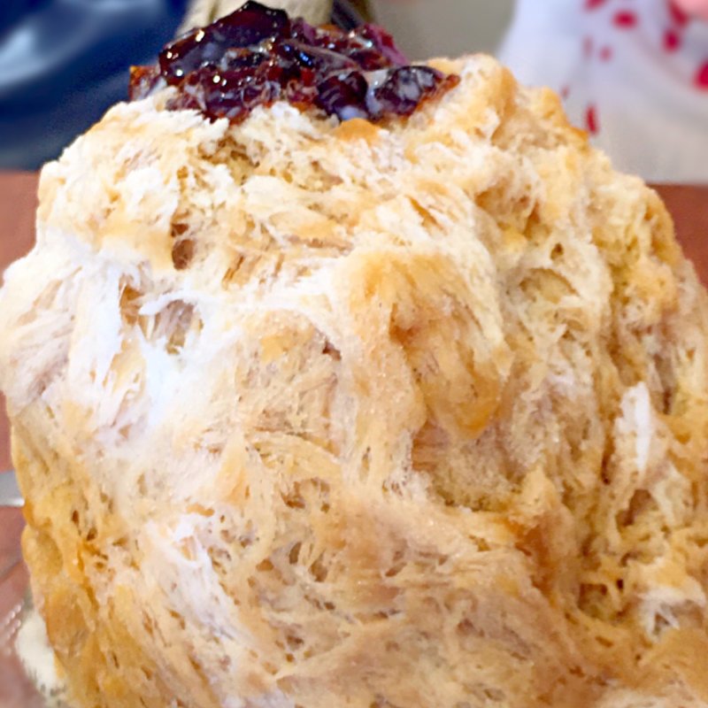 カフェオーレとコーヒージュレかき氷(がるる氷 （GARuRu KO-RI）)