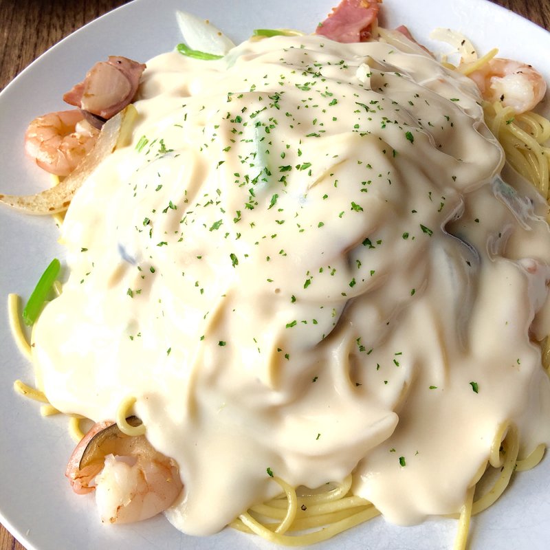 エビクリームスパゲティ(CAFE WOODY W. （ウッディ）)