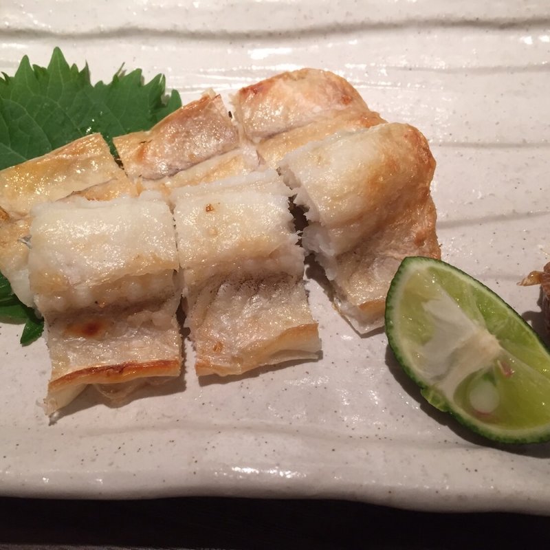 伝助穴子の白焼き(北新地 海味)