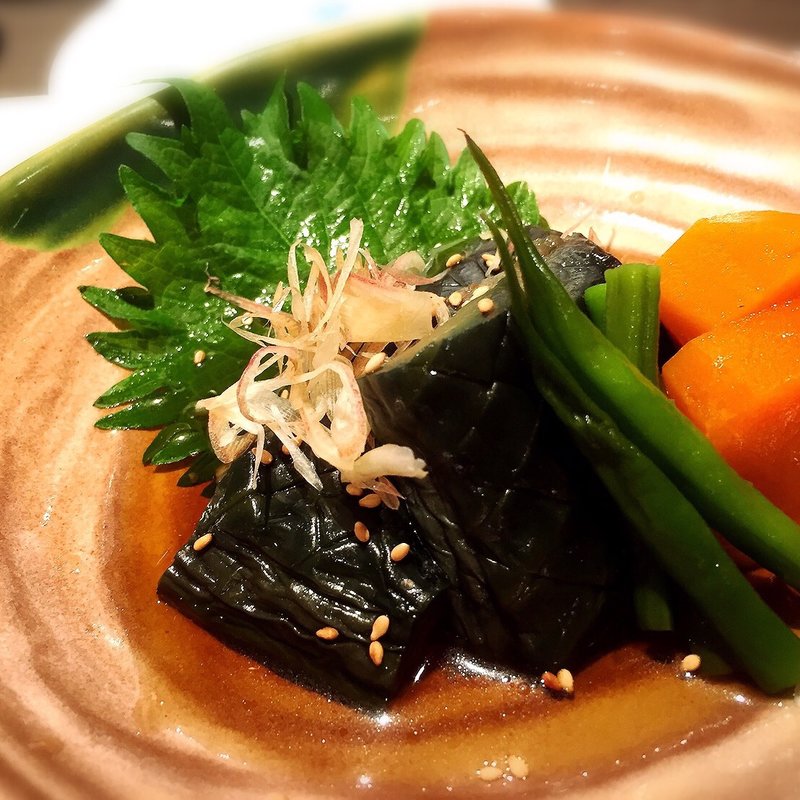 茄子の煮浸し(北新地 海味)