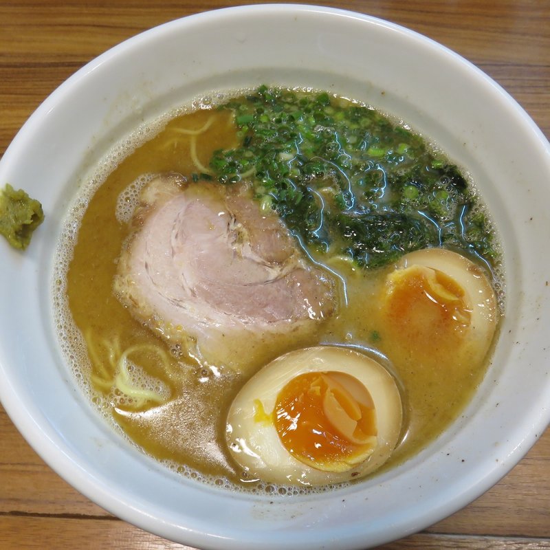 鶏ぱいたんらーめん＋味付け玉子トッピング(らーめん 天道)