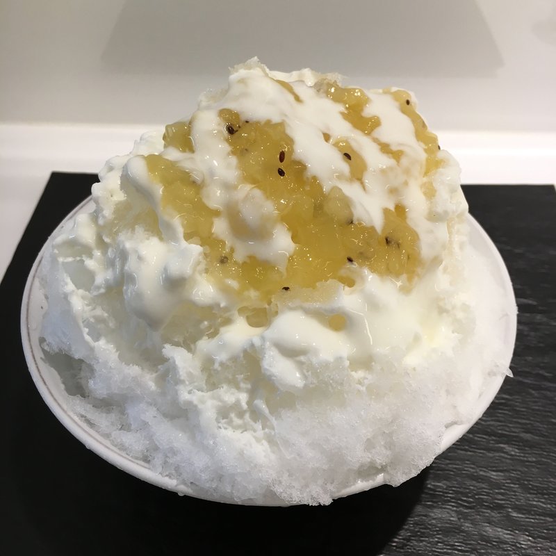 キウイヨーグルト氷(限定)(和cafeなが岡)