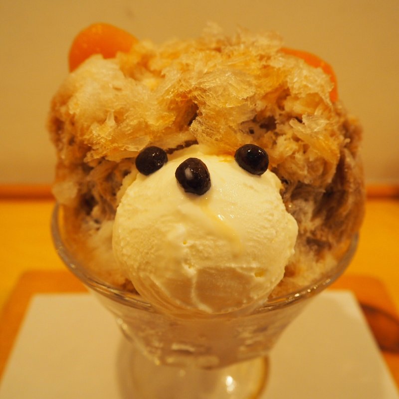 くまちゃんかき氷(黒蜜)(JAPANESE ICE OUCA ジャパニーズアイス櫻花)
