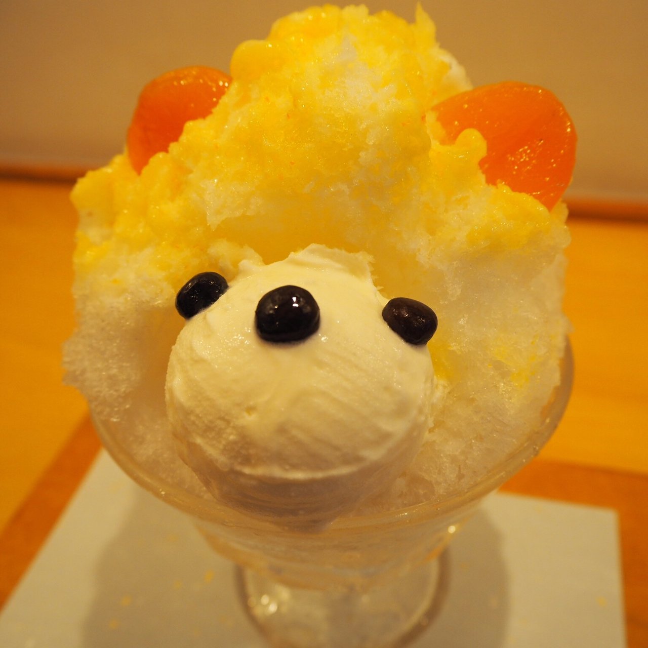 くまちゃん」かき氷(JAPANESE ICE OUCA ジャパニーズアイス櫻花)の