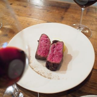 今日のお肉料理(備中倉敷葡萄酒)