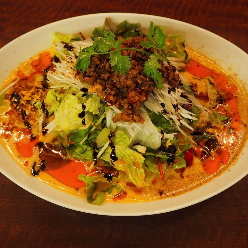 ユーグレナ冷やし担々麺(蔭山樓恵比寿店)