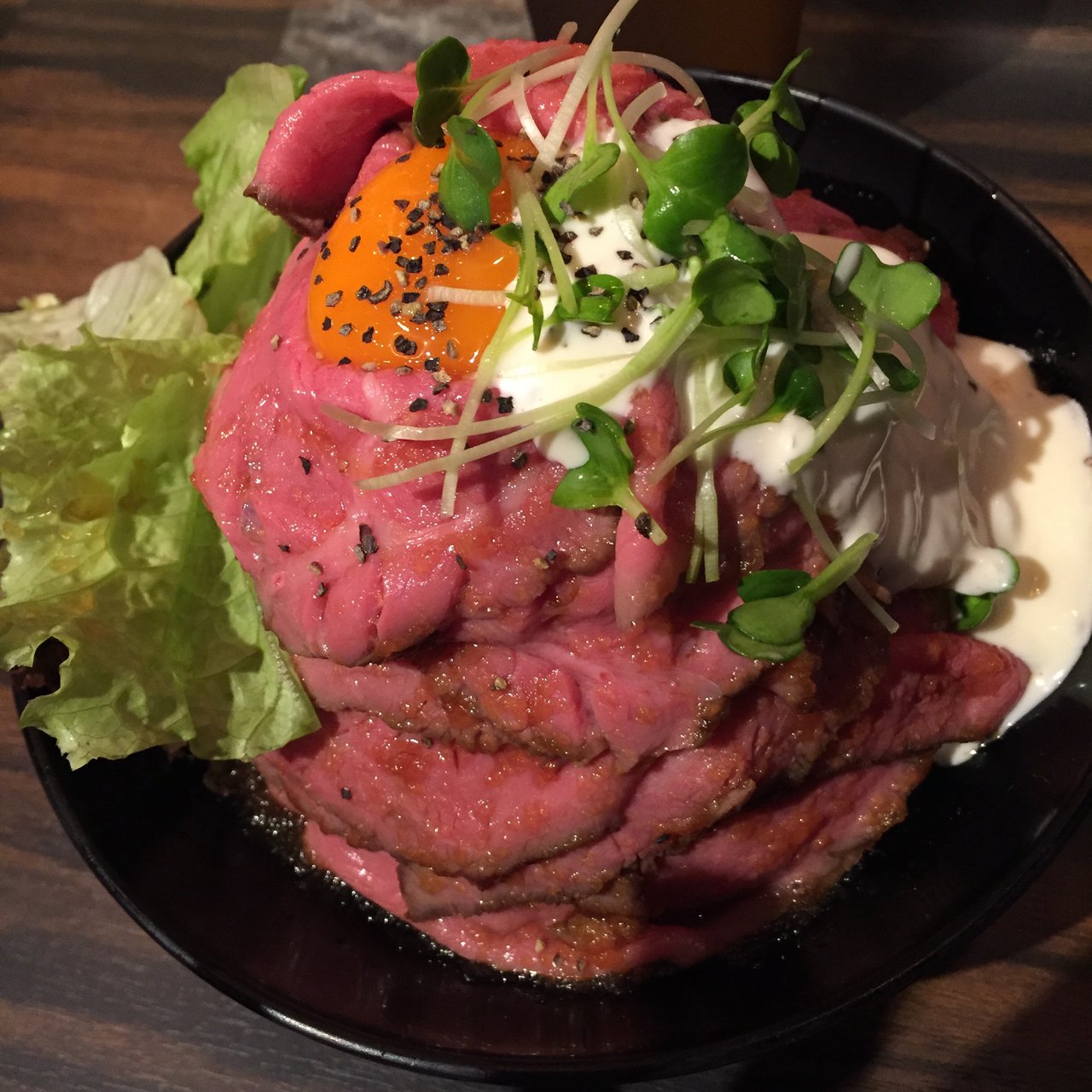 心斎橋のおすすめのコスパ最高の肉丼 Sarah サラ 料理メニューから探せるグルメサイト