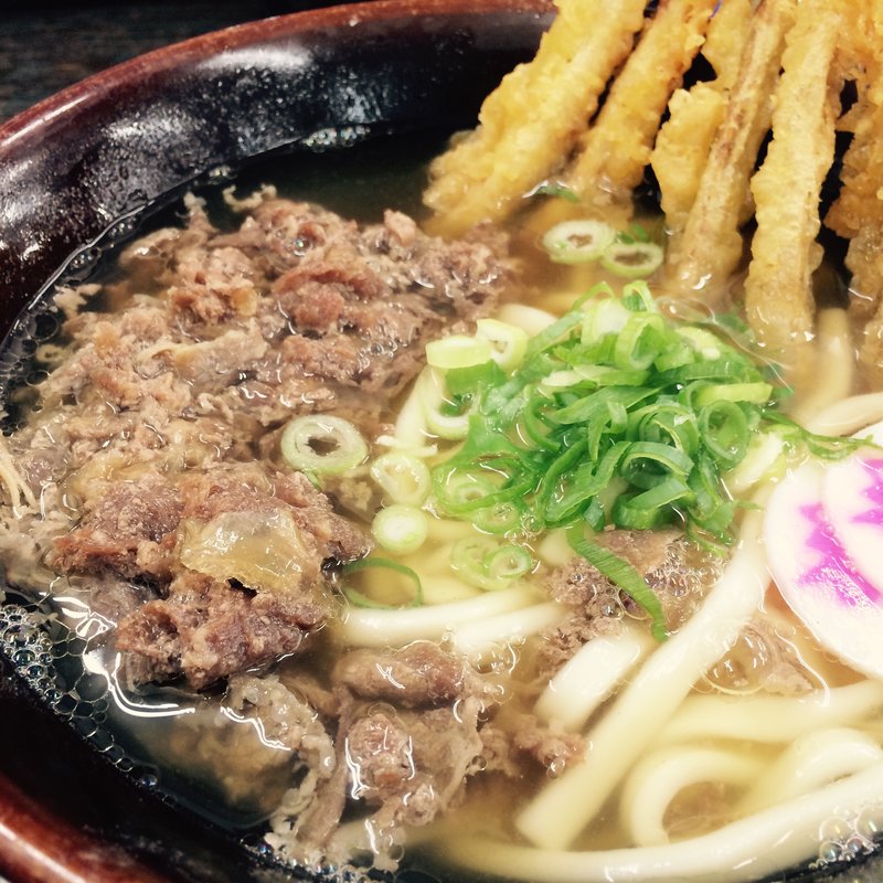 肉＆ゴボ天(資さんうどん 諸岡店)