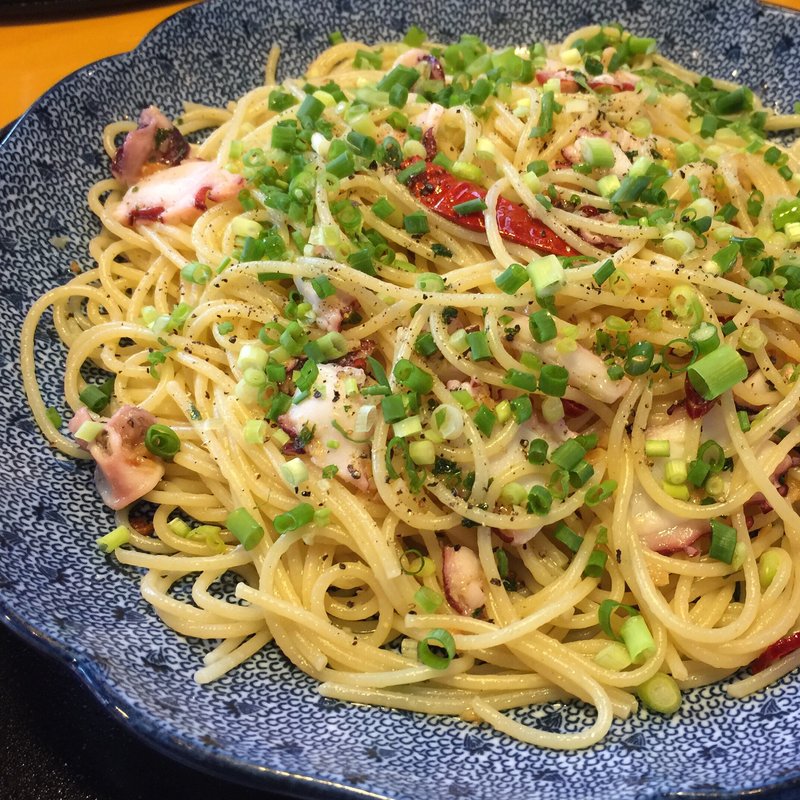 タコとヤリイカのペペロンチーノ(五右衛門 姫路土山店 )