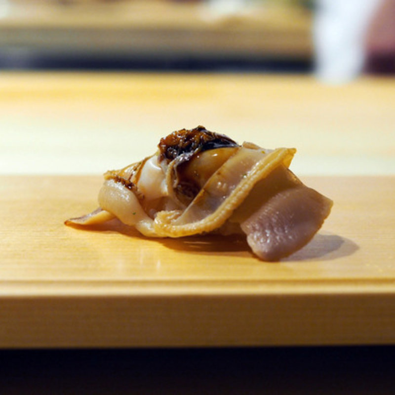 はまぐりの握り(鮓 村瀬)