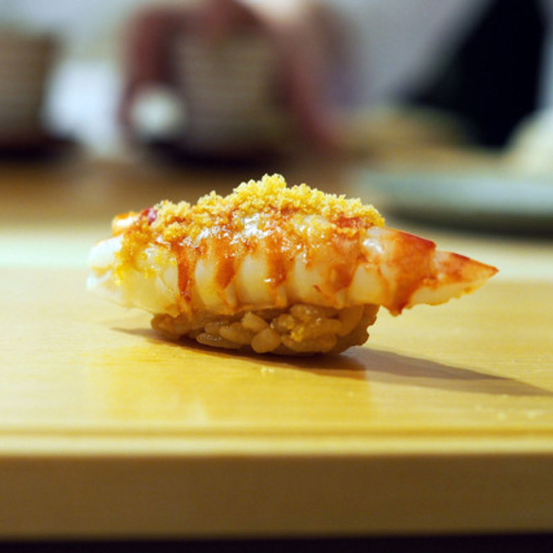 海老の握り(鮓 村瀬)