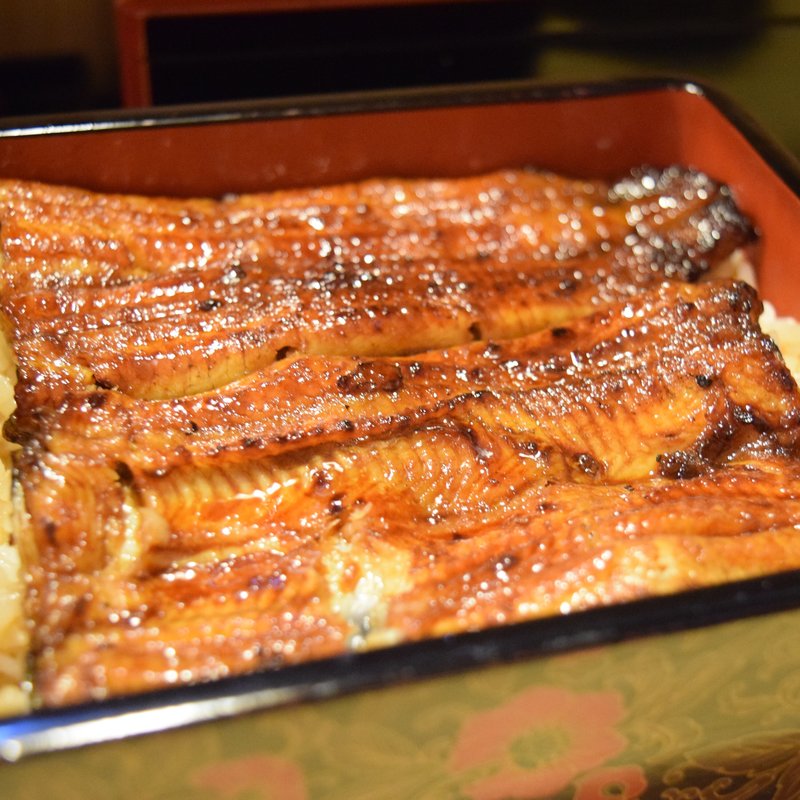 うな重・梅（きも吸い  新香付）(うなぎ割烹さかた)