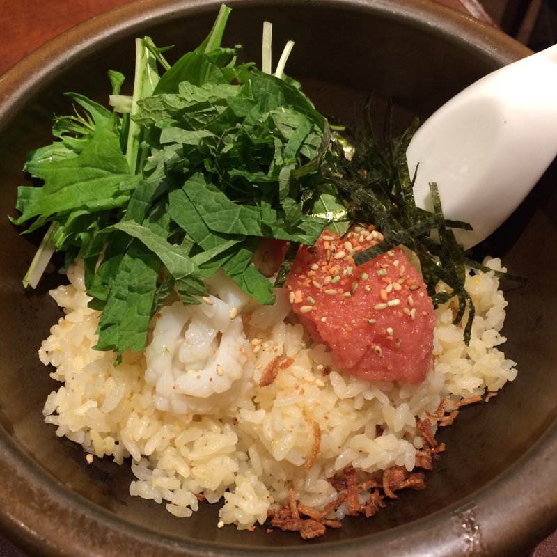 たらことイカの土鍋炒飯(口福炒飯楼 新宿ミロード店 )