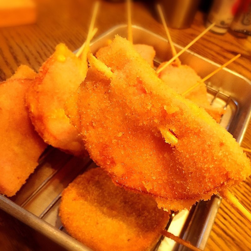 チーズハムカツ(はまぐり屋串左衛門)