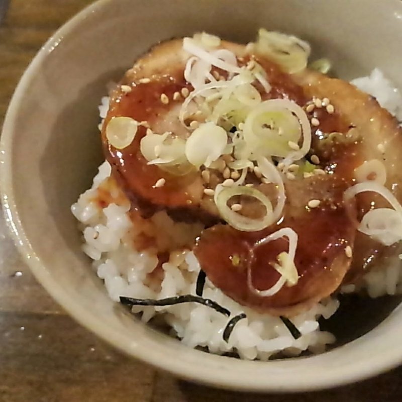 炙りチャーシュー丼(ラーメン厨房ぽれぽれ)
