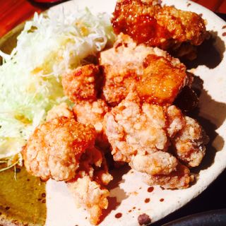 からあげ定食(博多もつ鍋　やまや　コレド室町2)