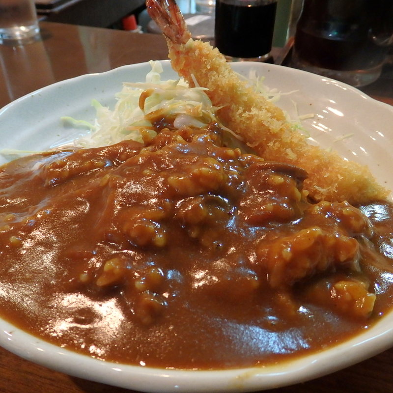 エビフライカレー(グリル千代田)