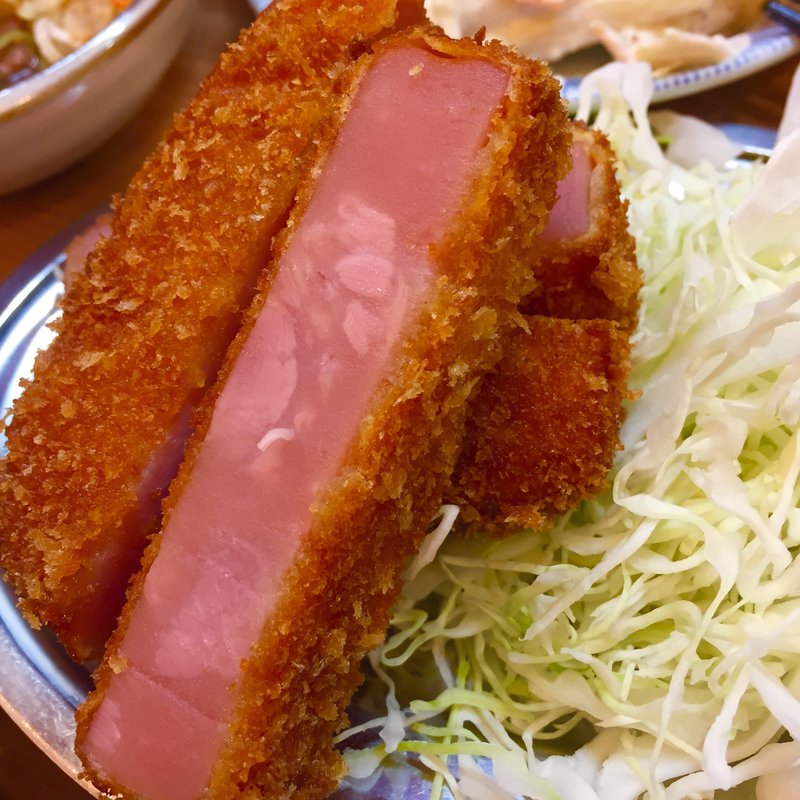 極厚ハムカツ(晩杯屋 新橋烏森①店 )