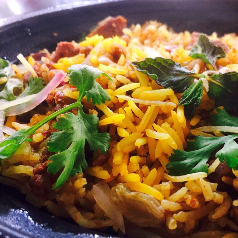 ビリヤニセット(てんぷら 天松 東急東横店)