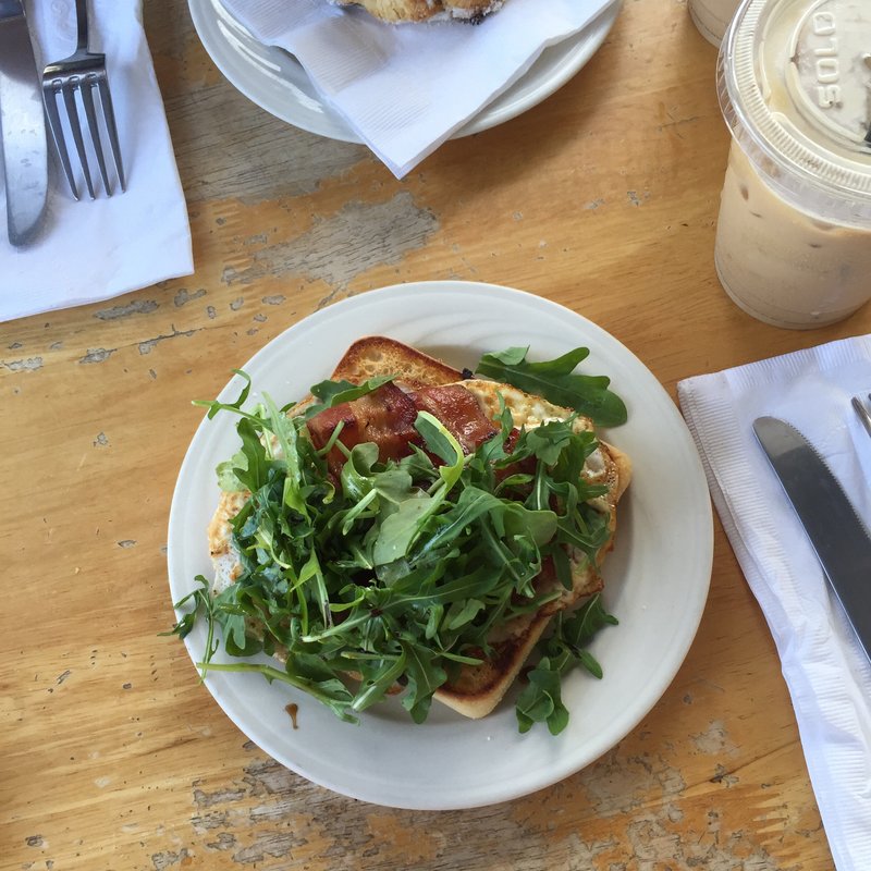 Breakfast egg mcmuffin(Morning Glass Coffee   Caf?)