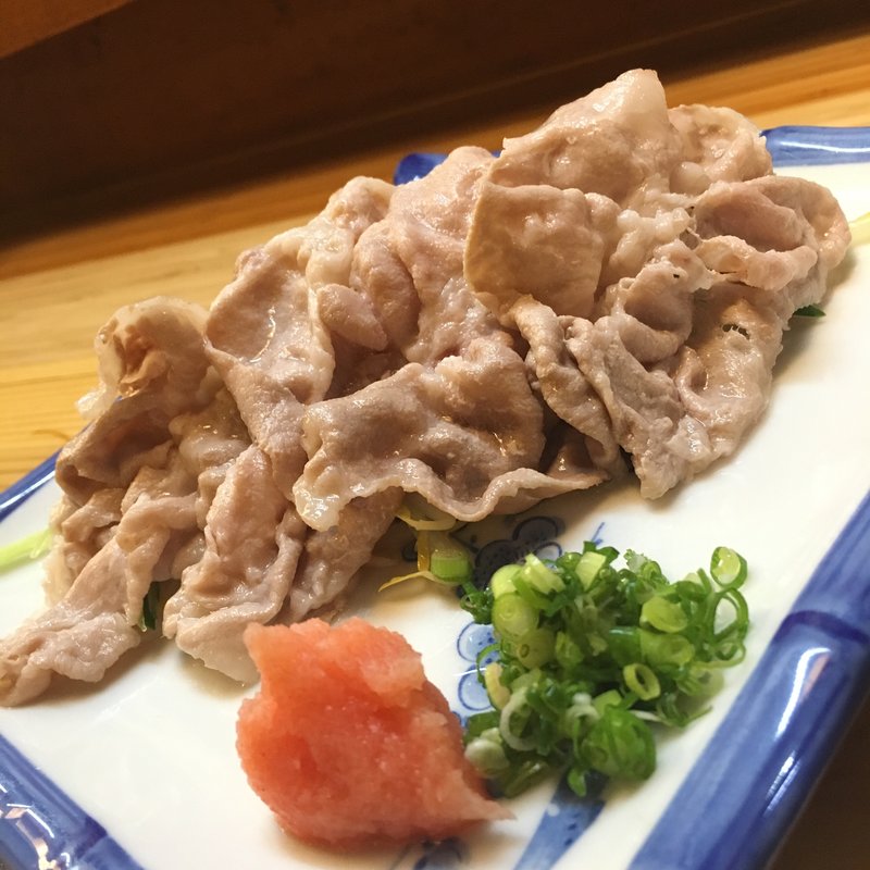 冷しゃぶ(愛情たっぷり手料理　やきとり・しゃぶしゃぶ　来幸　)