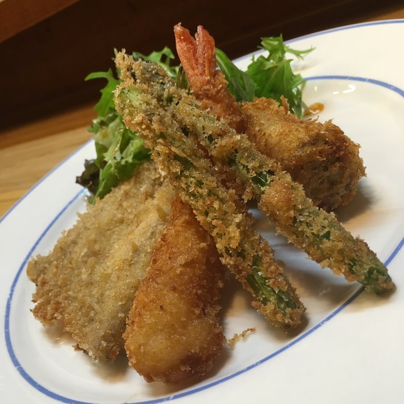 ミックスフライ(愛情たっぷり手料理　やきとり・しゃぶしゃぶ　来幸　)