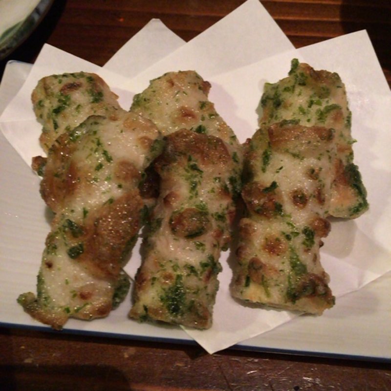 竹輪の磯部揚げ(あて 煮込 肴 市ヶ谷)