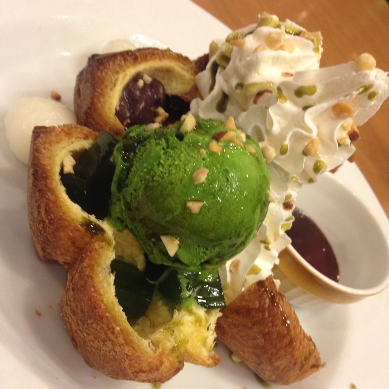 抹茶とあずきのポップオーバー(ビッグボーイ 栃木駅北店 )