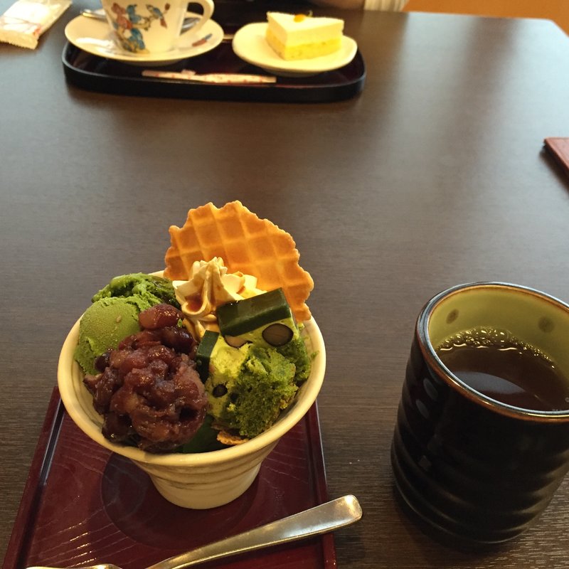 抹茶ミニパフェ(かごの屋 森小路インター東店 )