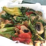 chicken veggie omelette 