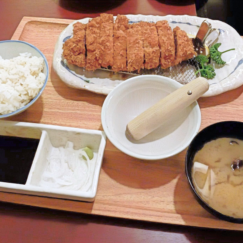 ジャンボかつセット(かつふじ 今里店 )