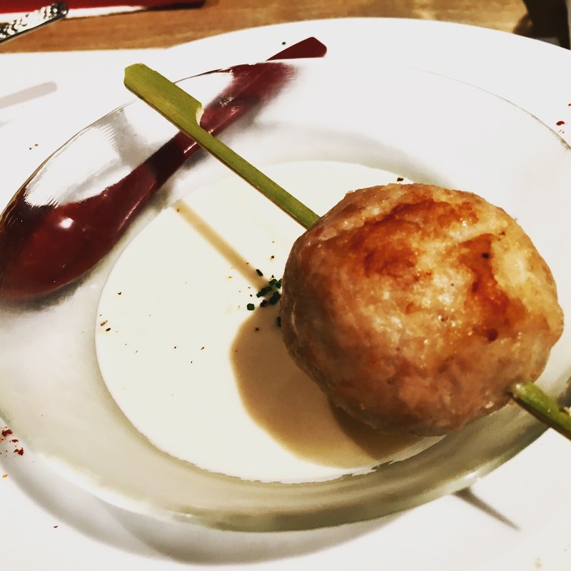 つくねとジャガイモのピシソワーズ(鳥半 （とりはん）)