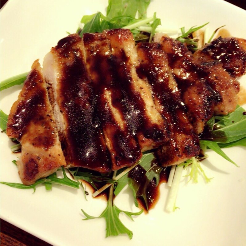 ポークソテーのバルサミコ酢かけ(和おん )