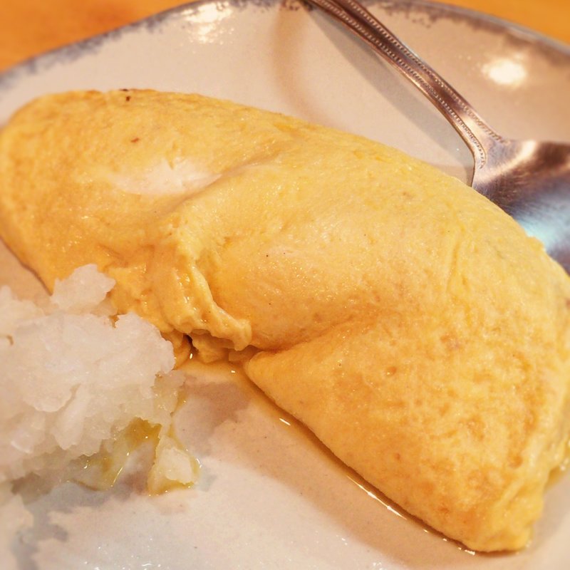 出巻風オムレツ(目黒日本酒居酒屋ほろよい党)