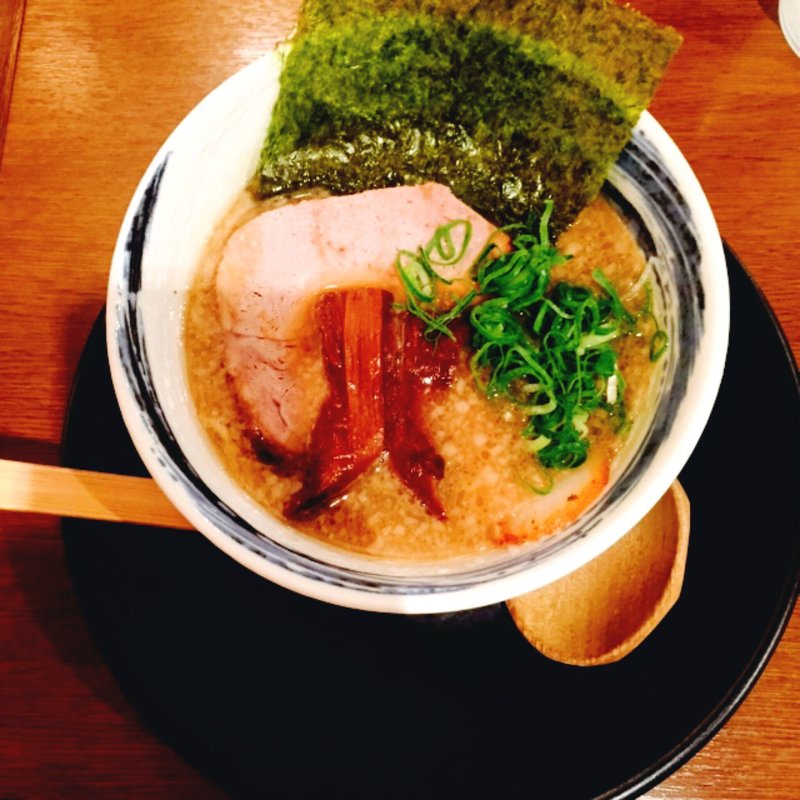 醤油麺コクにごり ミニ(信州松本 麺肴ひづき 湯きりや )