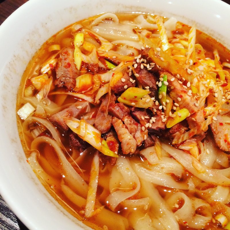 ネギチャーシュー麺(天外天刀削麺 )