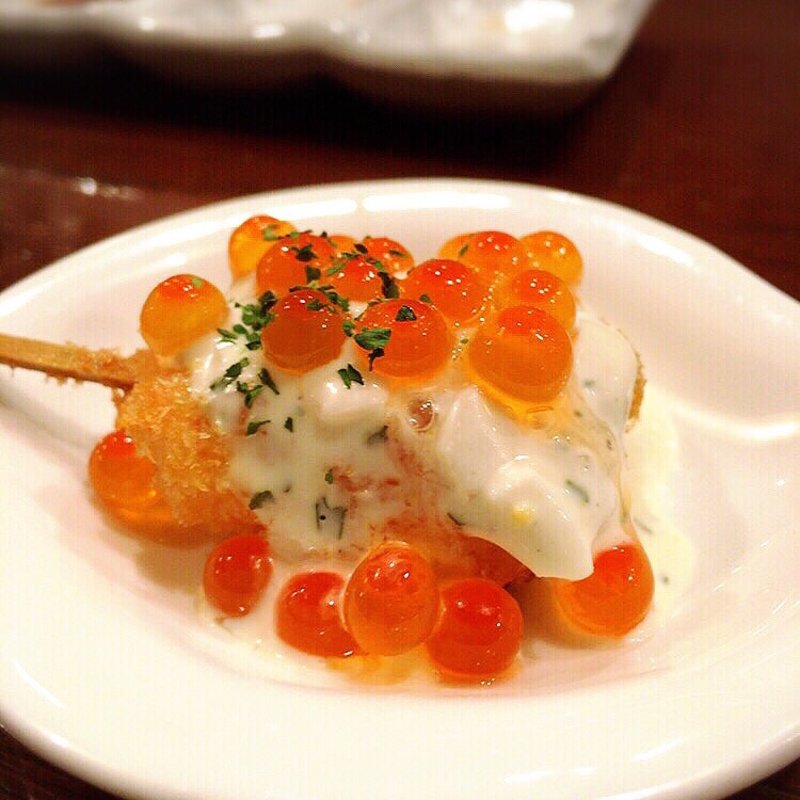 串カツ(串揚げ　咲くら 大阪マルビル店 （さくら）)