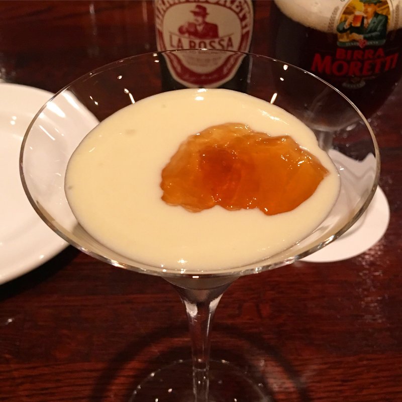 北あかりの冷製 コンソメゼリー添え(ピッツェリア スペリアーモ)