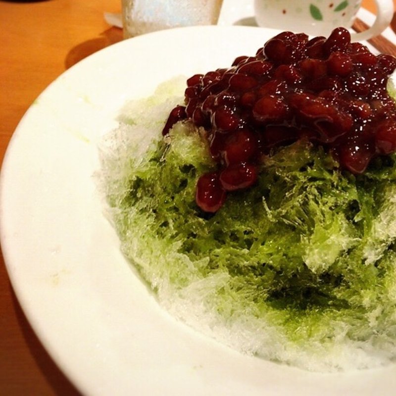 宇治抹茶金時カキ氷(デニーズ 西葛西店 （Denny's）)