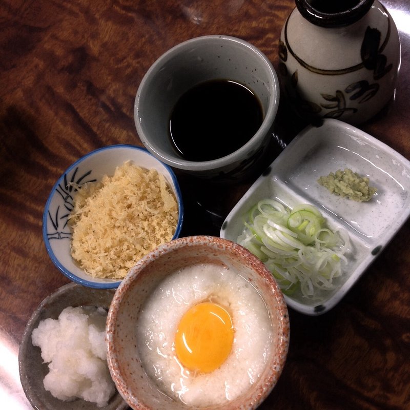 ざるそばの薬味(くるまや本店 （くるまやほんてん）)