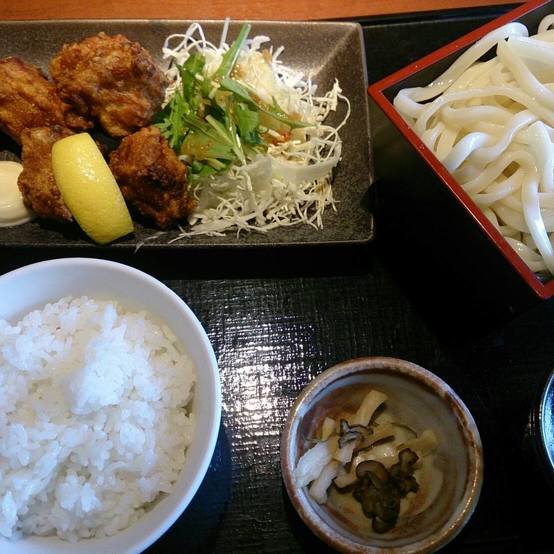 鶏ももから揚げランチ(徳樹庵 東松山店)