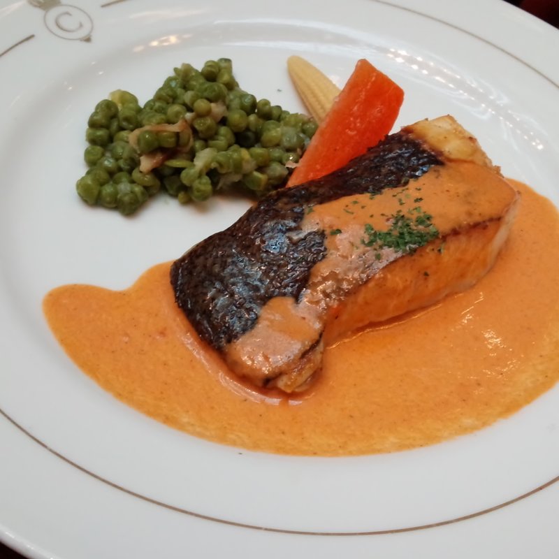 平目のポワレ　アメリケーヌソース(ブラッスリー・ラ・クラス 新横浜店)