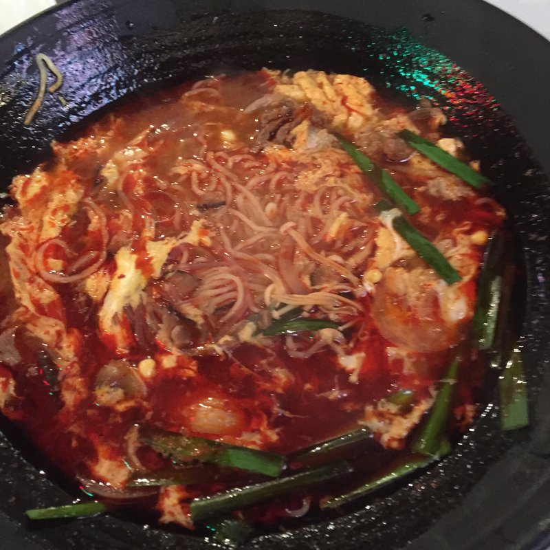 ユッケジャンラーメン(韓豚屋 有楽町店)