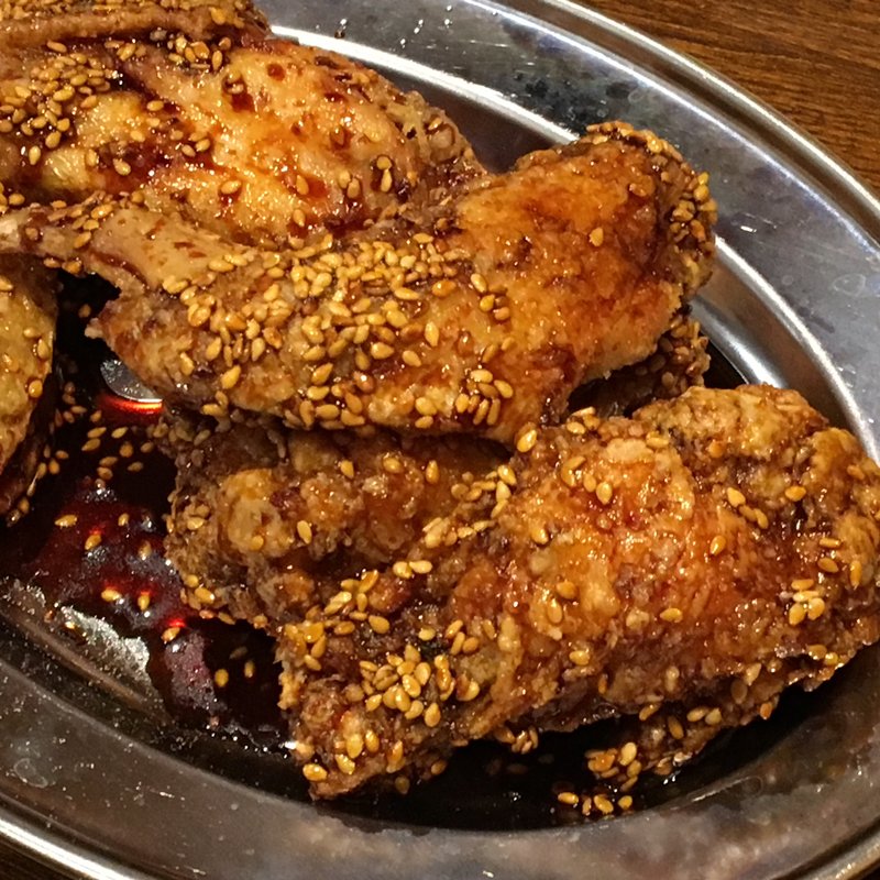 手羽甘唐揚げ (3本）(とりビアー 神田駅前店 )