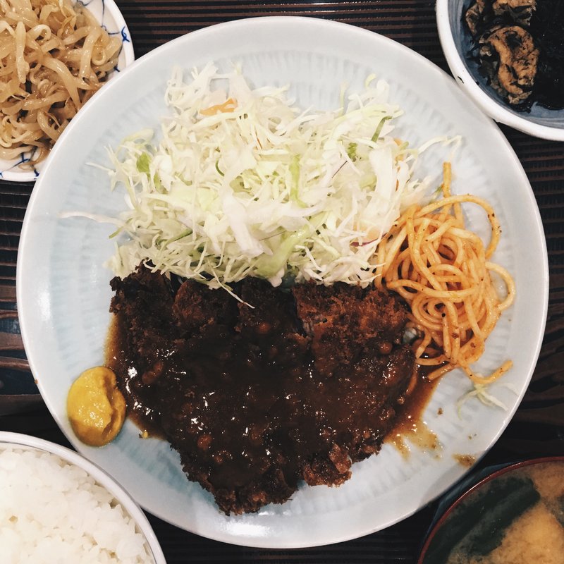 牛かつ定食(味処いちむら （いちむら）)