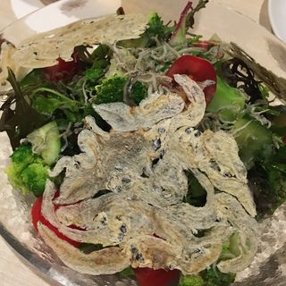 畳鰯のサラダ(太閤Hiroshima)