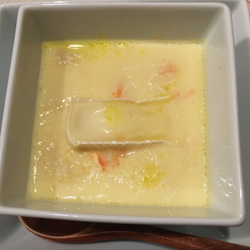 オマールとカマンベールの茶碗蒸し(太閤Hiroshima)