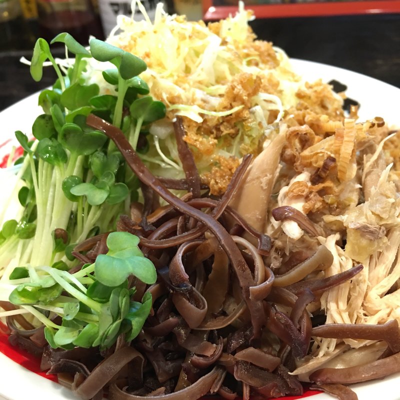 海老油そば(特盛)(竹本商店 北上店 )