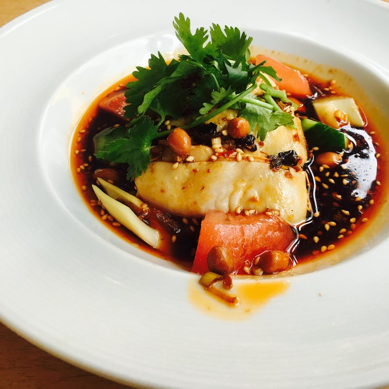 四川風よだれ鶏ランチセット(チャイニーズファン よだれ鶏)